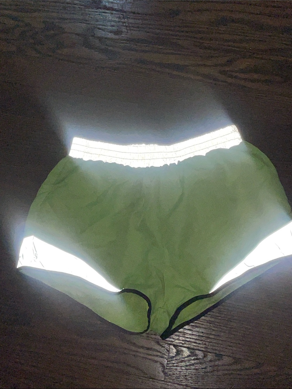 Women’s neon Athletic Running Shorts with Reflective Waistband